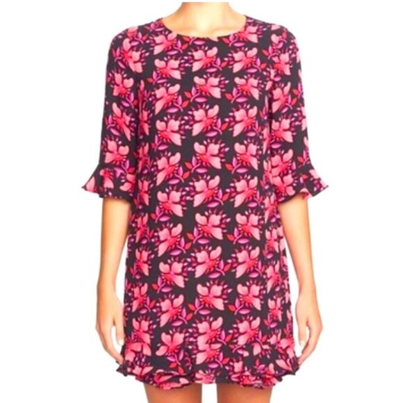 Cece Women’s Ruffle Shift Dress Cecelia  size 2.  EUC! - Picture 1 of 9